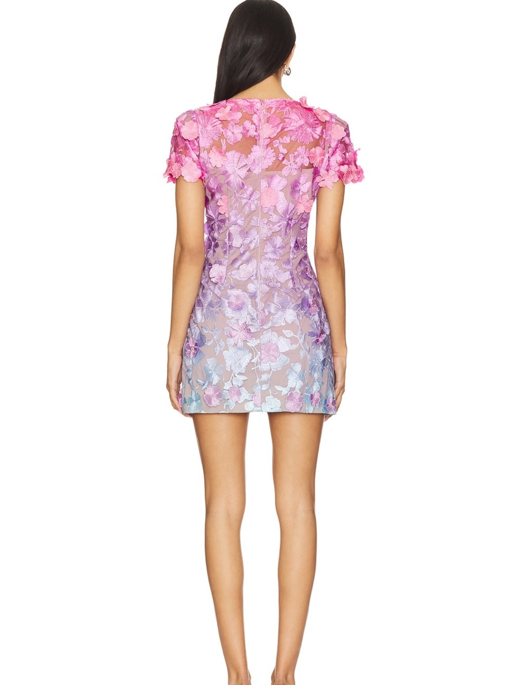 Elliatt Mini Dress in Ombré Multi Size M - Picture 3 of 6